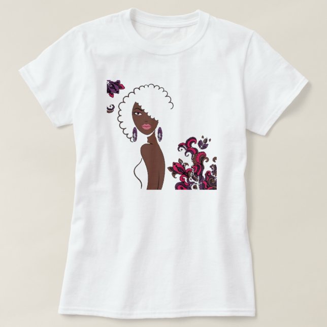 Afrocentric Beauty T-Shirt (Design framsida)