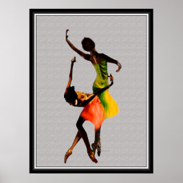 Afrocentric Folk Dance Poster