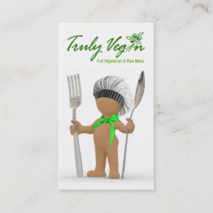 Afrocentric "kall kock": Catering för Visitkort