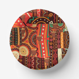 Afrocentric Kente Tribal Mönster