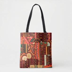 Afrocentric Kente Tribal Mönster Tygkasse