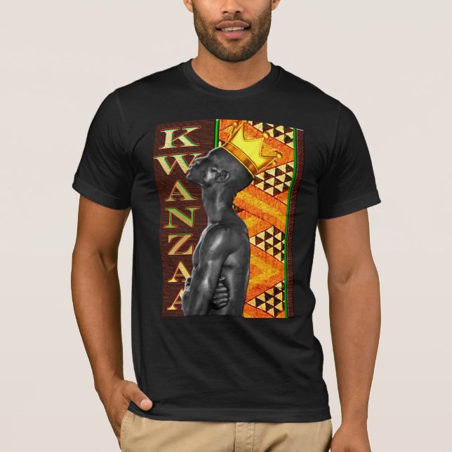 Afrocentric Kwanzaa-utskrift T Shirt (Framsida)
