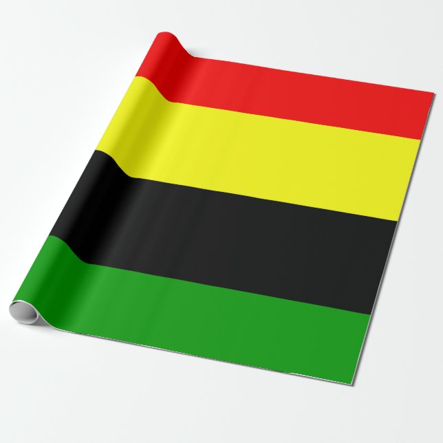 Afrocentric Rand Presentpapper (Utrullad)