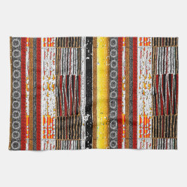 Afrocentric Rustic Patina Kökshandduk