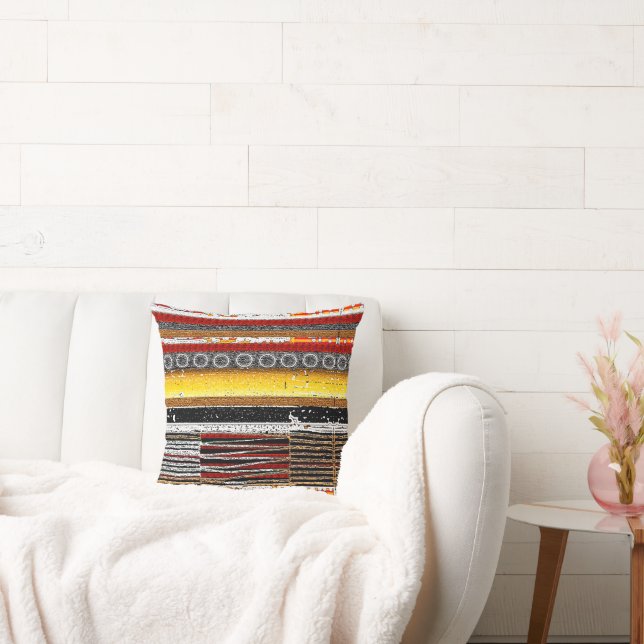 Afrocentric Rustic Patina Kudde (Soffa)