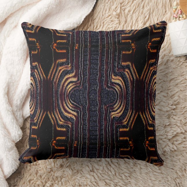 Afrocentric Tribal Motif Print Dekorativ kudde (Filt)