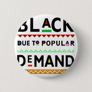 Afrocentric utslagsplats knapp