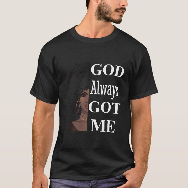 Afrocentric Women American T Shirt (Framsida)