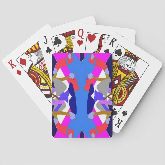 Afrocentrisk design casinokort (Baksidan)