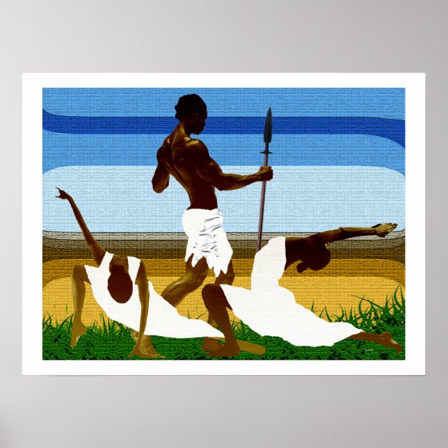 Afrocentrisk doance poster (Framsidan)