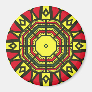 Afrocentrisk geometrisk magnet