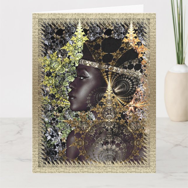Afrocentrisk  kort (Framsida)