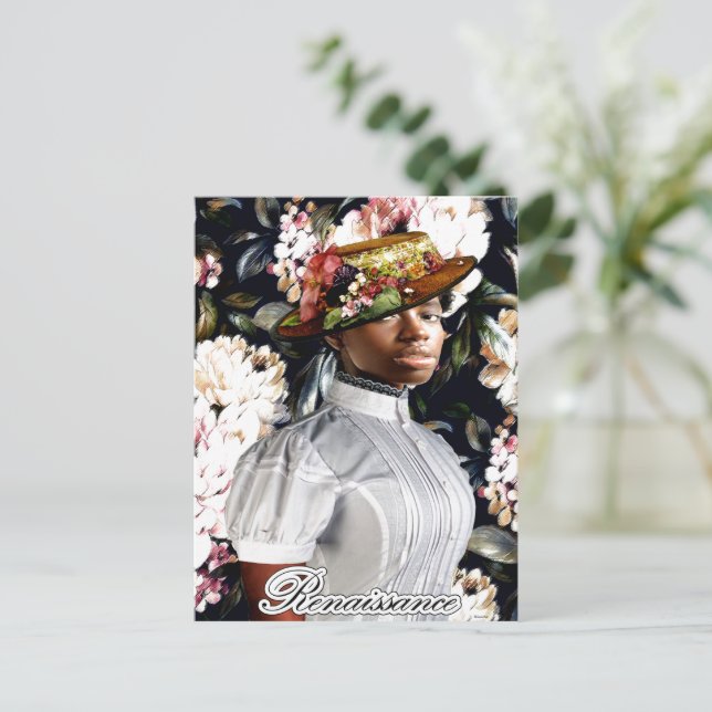 Afrocentrisk vykort (Stående Fram)