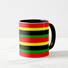 Afrocentrric Stripe Mugg
