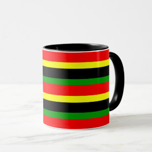 Afrocentrric Stripe Mugg