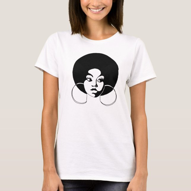 Afroed Sistah T-Shirt (Framsida)