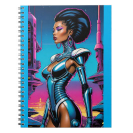Afrofuturism 4 Ken Gage Sci-Fi Anteckningsbok