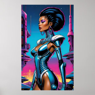 Afrofuturism 4 Ken Gage Sci-Fi Poster