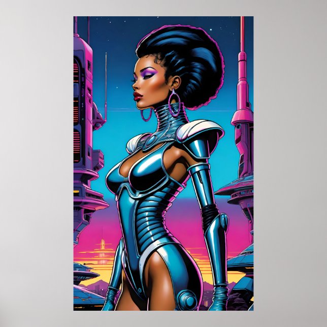 Afrofuturism 4 Ken Gage Sci-Fi Poster (Framsidan)