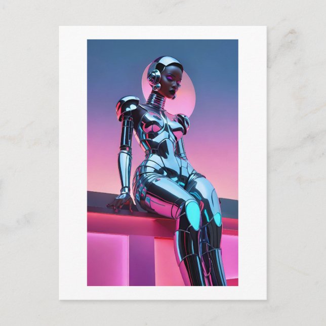 Afrofuturism Nine Vykort (Framsida)