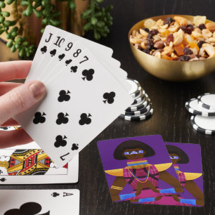 Afrofuturism Tonåring uppspelningskort Casinokort