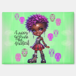 Afropunk Happiest Girls Magnet