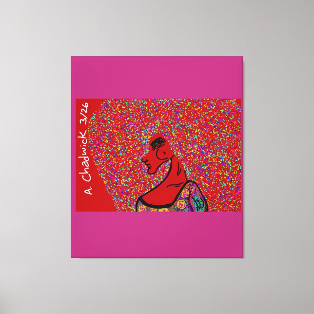 AfroQueen  Canvastryck (Framsida)