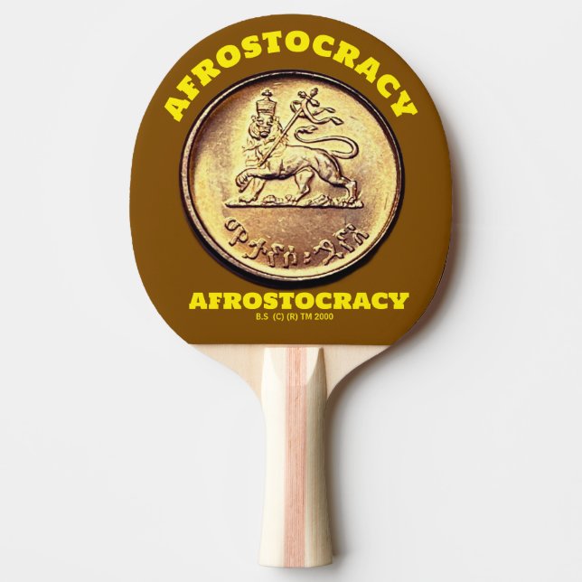 AFROSTOKRATI BORDTENNIS. BS PINGISRACKET (Framsidan)