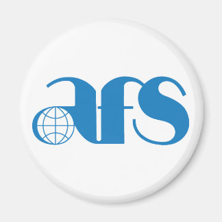 AFS-Logotyp 1976, standard, 24-tums cirkelmagnet Magnet