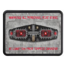 Aft Torpedo Cannon Sci-fi Hitch Cover
