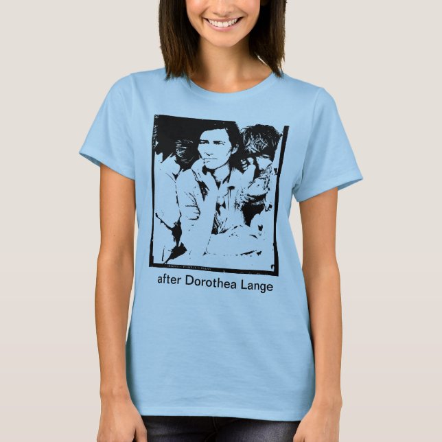 after Dorothea Lange Tee Shirt (Framsida)