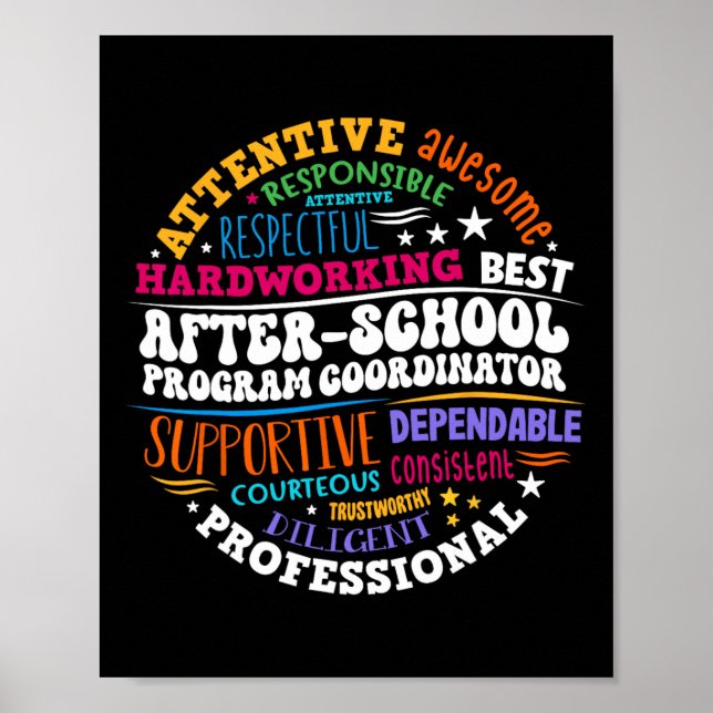After School Program Coordinator Week Back To Scho Poster (Framsidan)