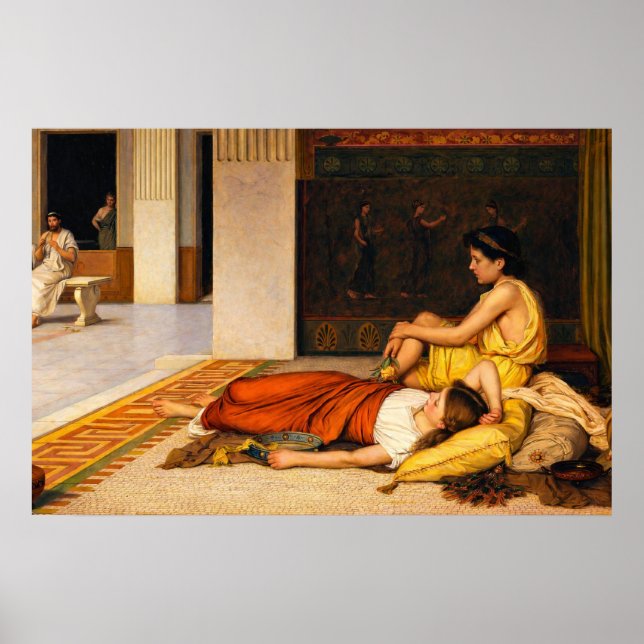 After the Dance by John William Waterhouse Poster (Framsidan)