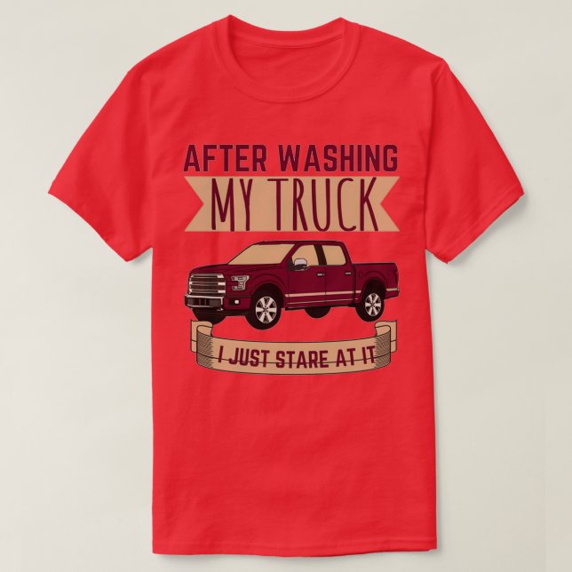After washing my truck t shirt (Design framsida)