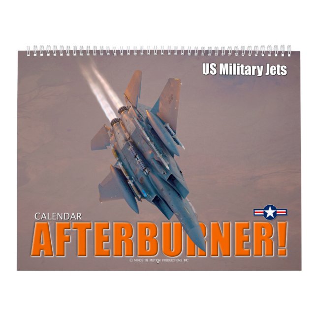 AFTERBURNER! – Amerikanska militärjets Kalender (Omslag)