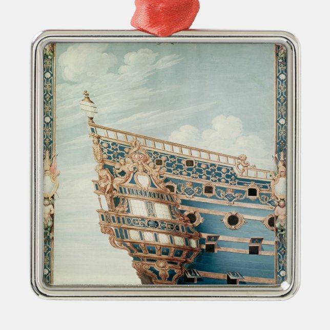 Aftercastlen av 'Le Soleil Royal' Julgransprydnad Metall (Framsidan)