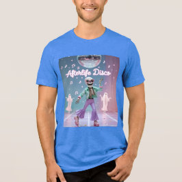 Afterlife Disco – Groovy Skeleton Dance in Pastel  T Shirt