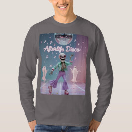 Afterlife Disco – Groovy Skeleton Dance in Pastel  T Shirt