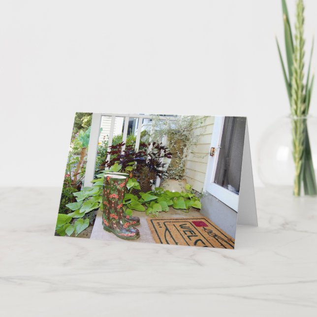 Aftermiddag Tea Kort (Framsida)