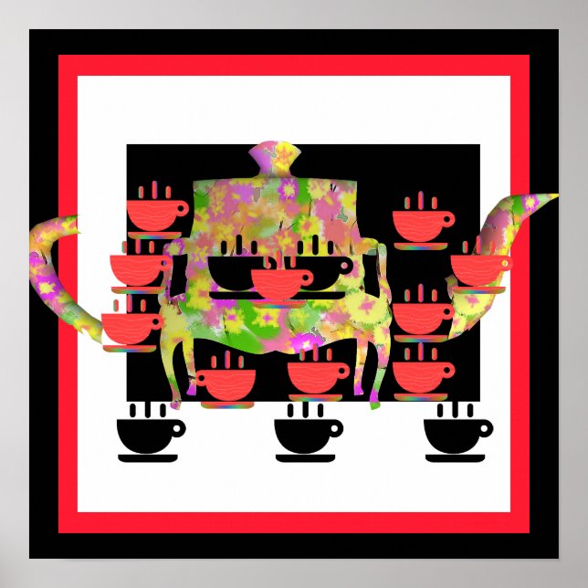 Aftermiddag Tea Poster (Framsidan)