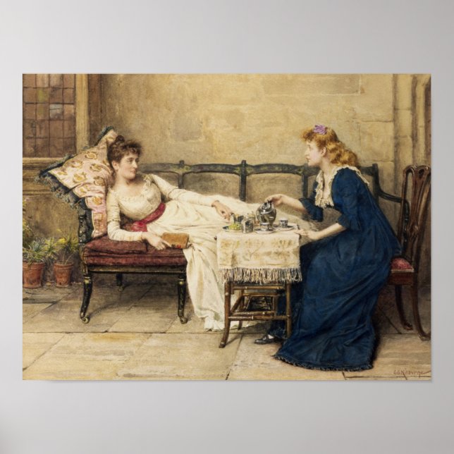 Aftermiddag Tea Poster (Framsidan)