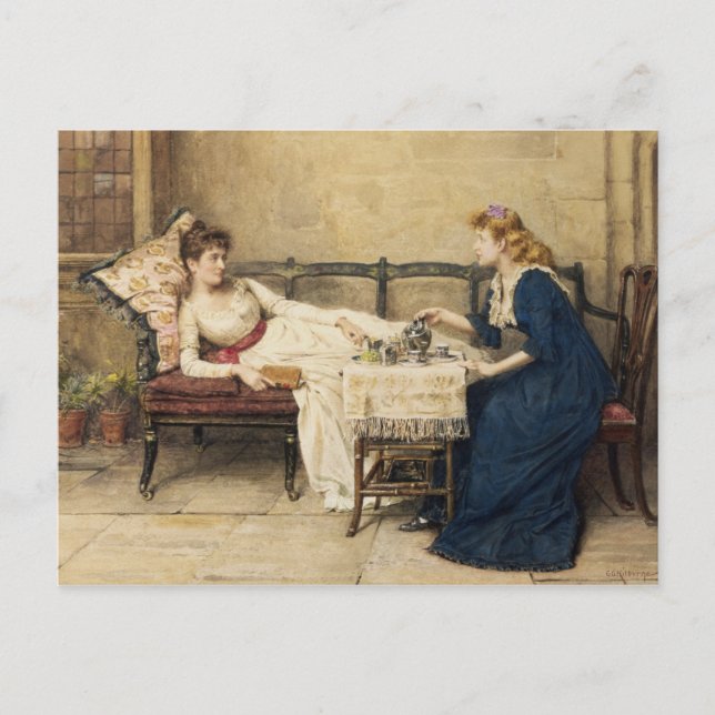 Aftermiddag Tea Vykort (Framsida)