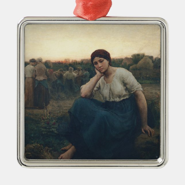 Afton 1860 julgransprydnad metall (Framsidan)