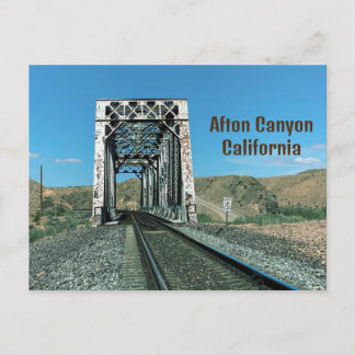 Afton Canyon Railroad Bridge California Vykort