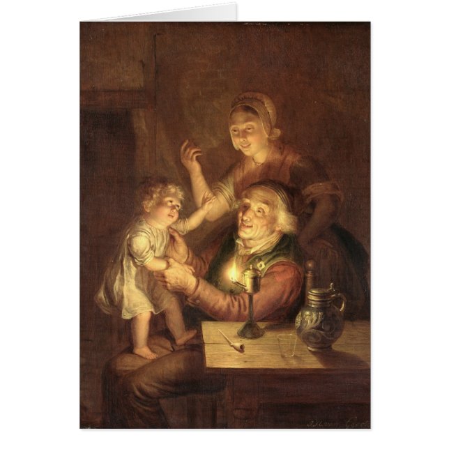 Afton Hälsningskort (Framsidan)