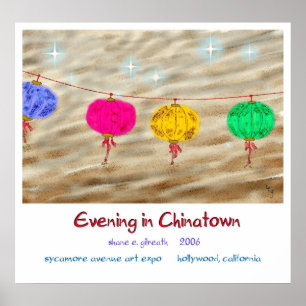 AFTON I CHINATOWN POSTER