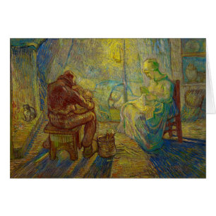 Afton - klockan av Vincent Van Gogh OBS Kort