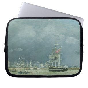 Afton Le Havre, 1866 (olja på kanfas) Laptop Fodral