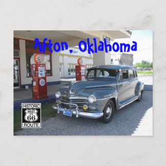 Afton OK Rt. 66 Vykort