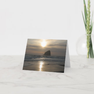 Afton på höstacksten kort